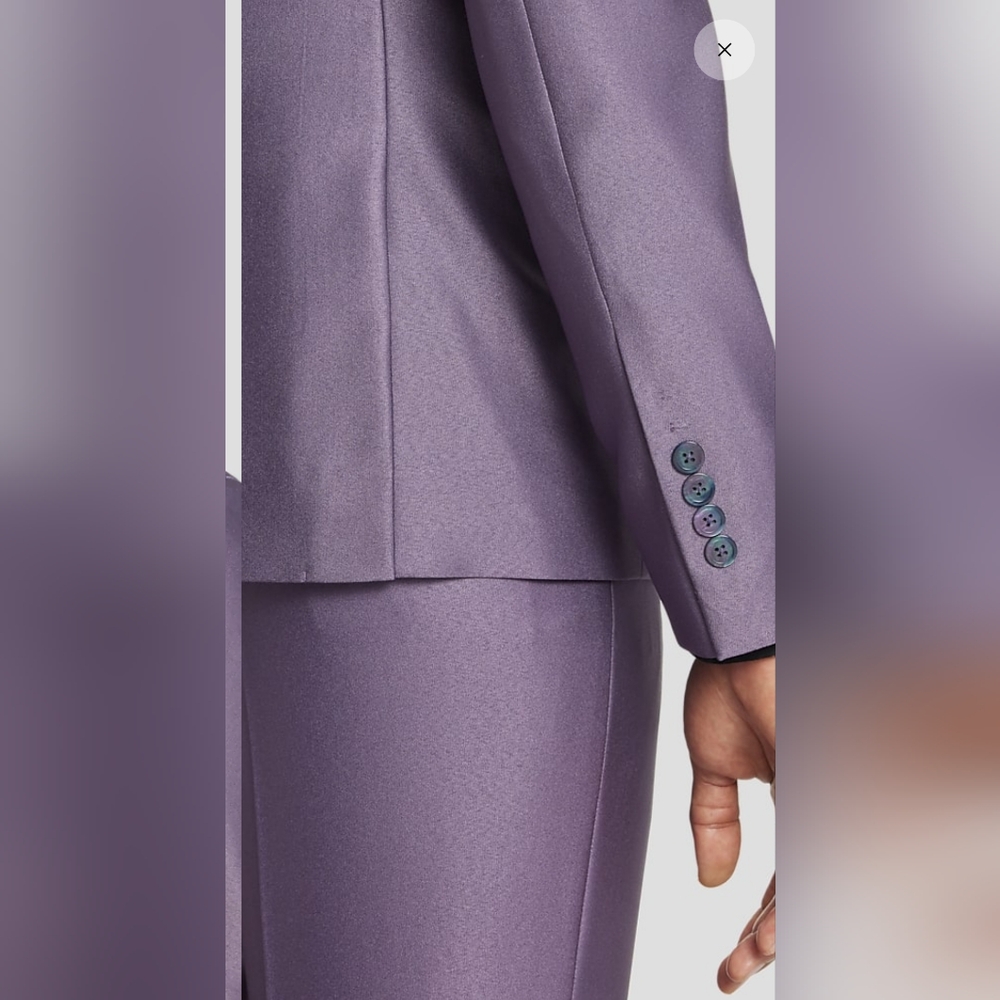 Egara
Skinny Fit Shiny Suit Jacket - Picture 3 of 5
